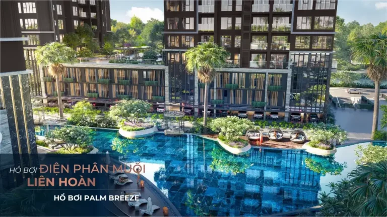 Tiện ích Hồ Bơi Palm Breeze Dự án The Privé
