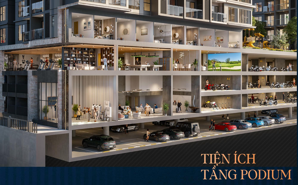 Tiện ích Khối đế Dự án The Prive Quận 2
