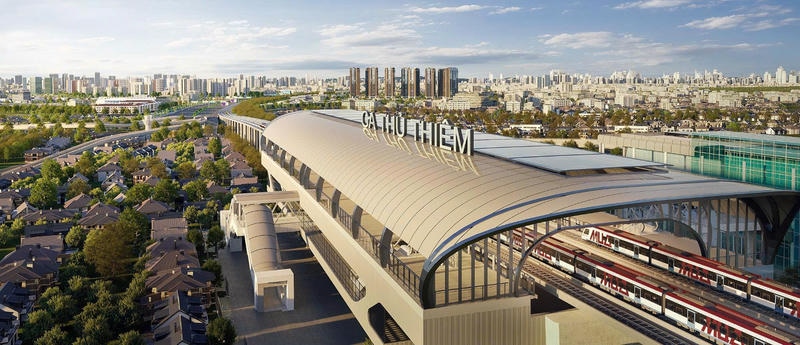 Nhà Ga Thủ Thiêm Ngay Trung Tâm